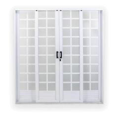 Porta de Aço de Correr 215x200cm Minas Sul MGM Branco