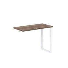 Mesa Complemento 900x450mm Mcp90/45p25tub Walnut/Branco
