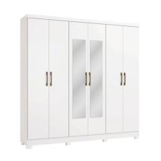 Guarda-Roupa 6 Portas 3 Gavetas Kappesberg New, J559-CN, Branco