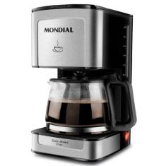 Cafeteira Elétrica 800W Jarra De Vidro C-44-32X-Si Mondial, Preto, 110