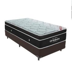 Cama Box Marrom Solteiro Ortobom Elegant Molas Ensacadas