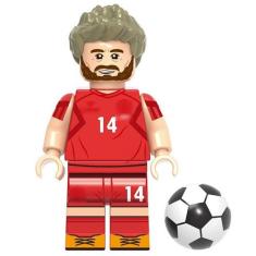 Boneco jogador futebol seleção fifa blocos de montar - BLOCO DE MONTAR