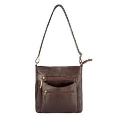 Bolsa tiracolo de couro feminina Thais-Feminino