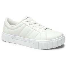 Tênis Casual Mississipi Q8522-0004 Feminino - Branco-Feminino