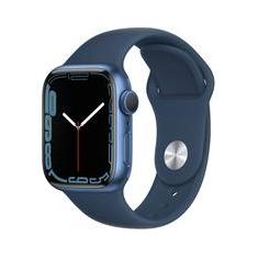 Apple Watch Series 7, 41MM, GPS, Case Alumínio Azul e Sport Band Azul - MKN13LL/A