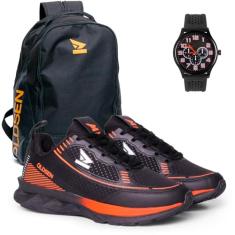 Oldsen tenis masculino feminino corrida academia 34-43 + mochila relógio