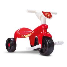 Triciclo Motoca Infantil Menino Bombeiro C/ Som - Samba Toys