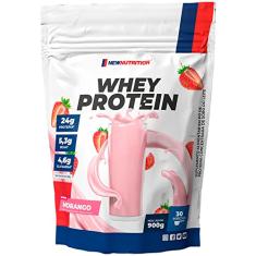 Newnutrition Whey Protein - 900G Refil Morango -Newnutrition