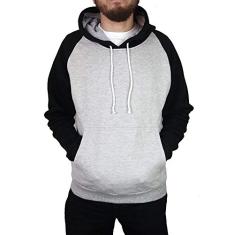 Moletom Canguru Masculino Raglan