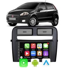 Kit Multimidia Android Punto 2008-2012 7 Pol Carplay + Câmera de Ré - 