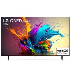 Smart TV LG QNED MiniLED 65&quot; Polegadas 65QNED90T, Processador a8 AI, Quantum Dot, webOS 24 e Wi-Fi