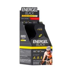 Energel Black 10 Saches/30g Gel de Carboidrato com Cafeína - Body Acti
