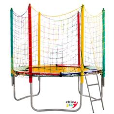 Cama Elástica 2,00m Chicoplay Lona Amarela Nacional