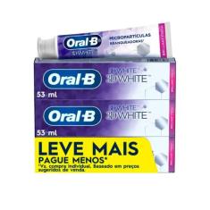 Creme Dental Oral-B 3D White Leve Mais Por Menos 3 Unidades com 70g - 