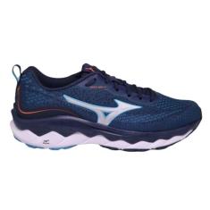 TENIS MIZUNO WAVE WAY 3 AZUL PETROLEO-Masculino