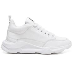 Tênis Masculino Cano Médio Em Couro Confortável-Unissex