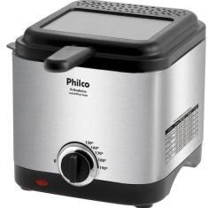Fritadeira Elétrica com Óleo Philco Deep Fry 1,8L 900W Cesto Removível Inox 110V