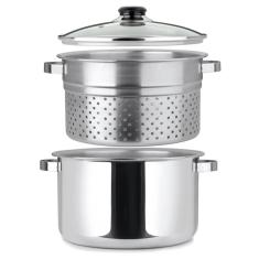 Espagueteira 7,2 Litros 3 Peças Escorredor Tampa Panela