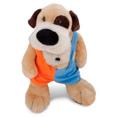 Cachorro Amigão Pelúcia Bege 60 cm Antialérgico