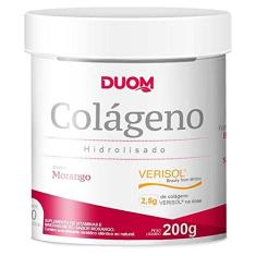 COLÁGENO HIDROLISADO VERISOL VITAMINAS MORANGO 200G - DUOM