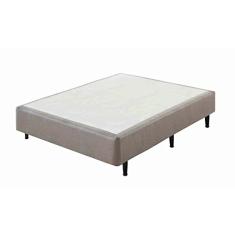 Base Box Somiê Casal 138x188x37cm Uni Ecoflex Cinza/branco