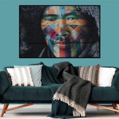 Quadro Canvas Abstrato Índio 30x42 - LUGGUI ART  FOTOG