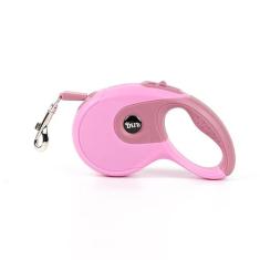 A4DOG Coleira retrátil para cães, de 4,9 m, para cães de médio a grande porte de até 49,9 kg, coleira longa para cães, botão de bloqueio simples fácil e alça ergonômica, coleira resistente e sem