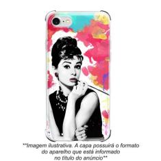 Capinha Capa Para Celular Iphone 7 / 7S (4.7") - Audrey Hepburn Ah9 -