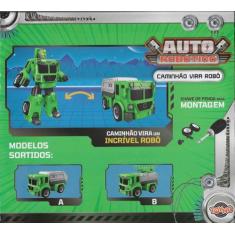 Brinquedo Caminhão Vira Robô Auto Robótico Toyng, Verde a