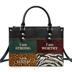 Sistabag Bolsa de couro para mulheres negras - sacolas femininas - presentes de Natal para mulheres, bolsa de Natal para mulheres, Multi, Large