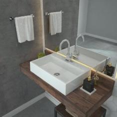 Kit Cuba RT55 com Válvula Click 1 Polegada B e Sifão Pvc e Flexível Compace