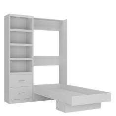 Cama Articulada Infantil/juvenil Com Estante Casatema Branco