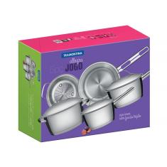 Jogo de Panelas 5 peças Inox Allegra Tramontina