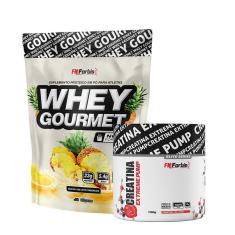 Kit Whey Protein Gourmet Refil 907g + Creatina Extreme Pump Elite Series 150g - FN Forbis Nutrition-Unissex