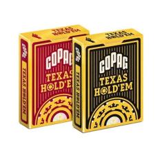 Kit Baralho De Poker Texas Hold`Em Naipe Grande Cartas Copag Jogo Poker