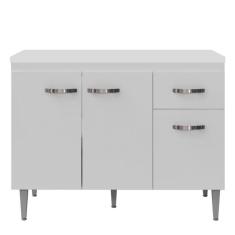 Balcão Pia Gabriela 120cm com Tampo MDP - AJL Móveis