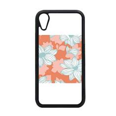 Capa de tinta verde laranja para iPhone XR para proteção de telefone Apple