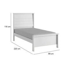 Cama Solteiro Júlia Rovere - Bianchi