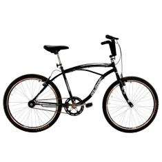 Bicicleta Masculina Aro 26 Beach Preto