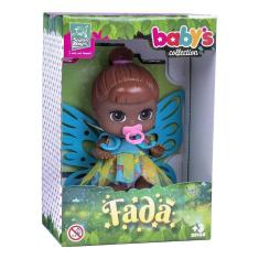 Boneca - Babys Collection Mini Fada Negra - 374 SUPER TOYS