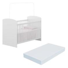 Berço com Colchão Incluso Multimóveis Olaf Plus Fg2949 Branco