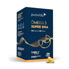 Puravida Ômega 3 Super DHA MEG-3® 120 Cápsulas