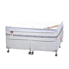 Cama Box + Colchão Castor Queen Niponpedic One Face Pocket 158x198x60cm