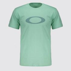 Camiseta Oakley O-Ellipse Verde Claro, G
