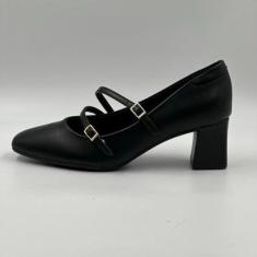 Sapato Beira Rio Boneca Salto Médio Feminino-Feminino