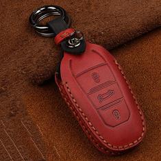Capa para porta-chaves do carro, capa de couro inteligente, adequado para Citroen C4 Grand Xsara Picasso C5 Elysee C3 XR, porta-chaves do carro ABS inteligente para chaves do carro