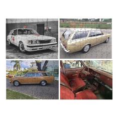 Kit 4 Quebra-Cabeças Cognitivos Carros Caravan De 60 Peças