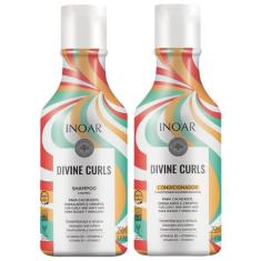 Inoar Kit Duo Shampoo e Condicionador Divine Curls Definição de Cachos 250Ml, Inoar, Não, pacote de 2