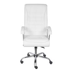 Cadeira Para Escritório com Rodízios e Molas Office Oslo Branco