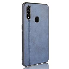 Capa para celular Oppo A8 Proteção robusta 360° Capa de couro liso para Oppo A8